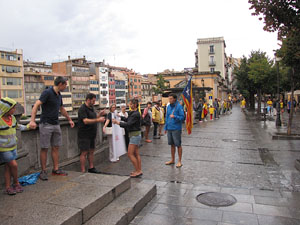 Via catalana. Cadena del Giron&egrave;s