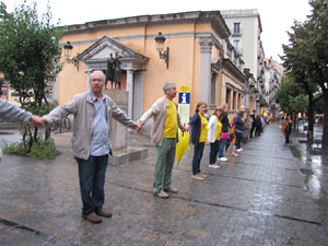 Via catalana. Cadena del Giron&egrave;s