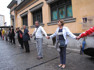 Via catalana. Cadena del Giron&egrave;s