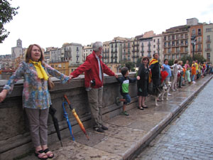 Via catalana. Cadena del Giron&egrave;s
