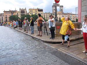 Via catalana. Cadena del Giron&egrave;s