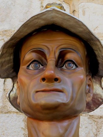 El gegant Porrer de Torroella de Montgr&iacute;