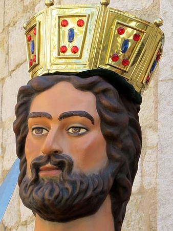 El gegant Carlemany, de Girona