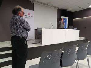 Cicle de xerrades Gegants i bestiari a Girona organitzat per &Ograve;mnium Giron&egrave;s, junt amb Fal&middot;lera Gironina i l�ANC Girona. El Patrimoni Cultural Immaterial, a c&agrave;rrec d�Albert  Rumbo i Soler