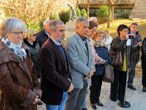 Instal·lació de setze llambordes Stolpersteine per recordar els gironins deportats als camps de concentraci&oacut