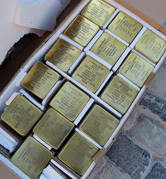 Les llambordes stolpersteine