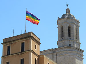 Commemoraci&oacute; del Dia internacional de l�Alliberament LGTBI 2017 a Girona