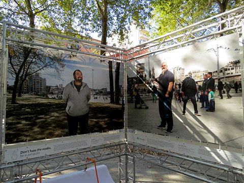 Exposici&oacute; a l'avinguda Ramon Folch