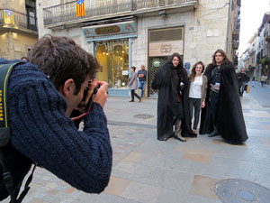 Girona de Gel i Foc. Combats medievals pel grup Drak&ograve;nia. Estrena de la sisena temporada de Joc de Trons a Girona