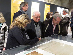 Inauguraci&oacute; de l'exposici&oacute; 1416-1417. La Catedral de Girona, una o tres naus?, al Col&middot;legi Oficial d'Arquitectes a Girona
