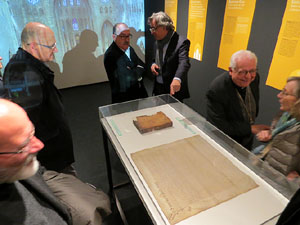 Inauguraci&oacute; de l'exposici&oacute; 1416-1417. La Catedral de Girona, una o tres naus?, al Col&middot;legi Oficial d'Arquitectes a Girona
