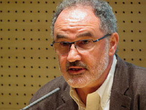 Inauguraci&oacute; de l'exposici&oacute; 1416-1417. La Catedral de Girona, una o tres naus?, al Col&middot;legi Oficial d'Arquitectes a Girona