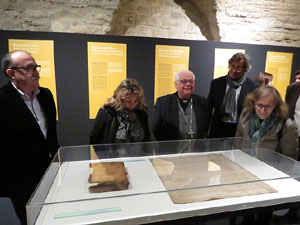 Inauguraci&oacute; de l'exposici&oacute; 1416-1417. La Catedral de Girona, una o tres naus?, al Col&middot;legi Oficial d'Arquitectes a Girona