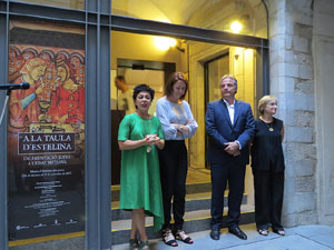 Inauguració de l'exposició A la taula d'Estelina, al Museu d'Història dels Jueus de Girona
