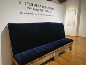 Exposici&oacute; 'El tren de la modernitat' al Museu d'Hist&ograve;ria de Girona
