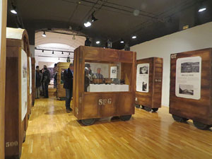 Exposici&oacute; 'El tren de la modernitat' al Museu d'Hist&ograve;ria de Girona