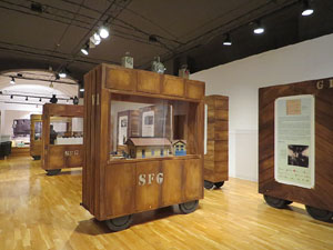 Exposici&oacute; 'El tren de la modernitat' al Museu d'Hist&ograve;ria de Girona