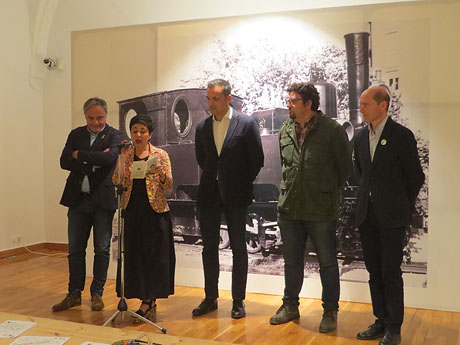 Exposició 'El tren de la modernitat' al Museu d'Història de Girona