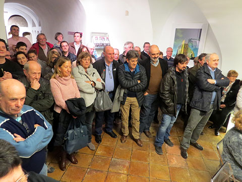 Inauguració de l'exposició homenatge a Antoni Varés