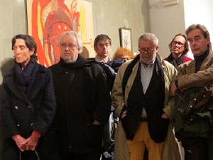 Inauguraci&oacute; de l'exposici&oacute; d'obres de Dami&agrave; Escuder al Museu d'Hist&ograve;ria de Girona 