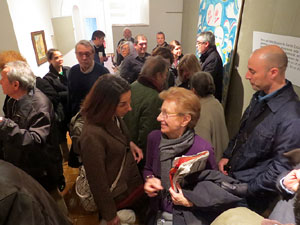Inauguraci&oacute; de l'exposici&oacute; d'obres de Dami&agrave; Escuder al Museu d'Hist&ograve;ria de Girona 