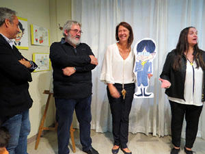 Inauguració exposició de dibuixos de Jordi Juncosa