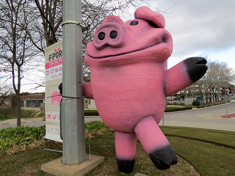 En Lloti, la mascota de la Fira