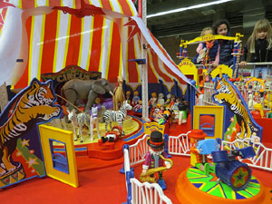 Fira de Girona. Fira de Playmobil de Girona organitzada per Esplay