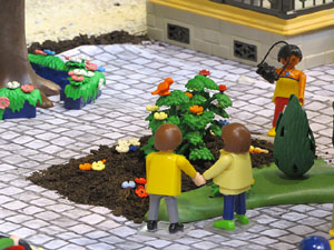Fira de Girona. Fira de Playmobil de Girona organitzada per Esplay