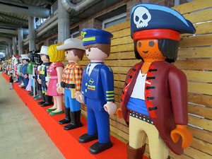 Fira de Girona. Fira de Playmobil de Girona organitzada per Esplay