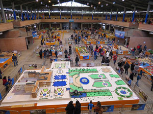 Fira de Girona. Fira de Playmobil de Girona organitzada per Esplay