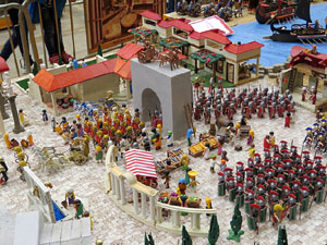 Fira de Girona. Fira de Playmobil de Girona organitzada per Esplay