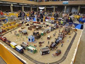 Fira de Girona. Fira de Playmobil de Girona organitzada per Esplay