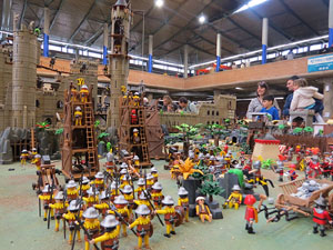 Fira de Girona. Fira de Playmobil de Girona organitzada per Esplay