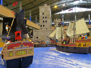 Fira de Girona. Fira de Playmobil de Girona organitzada per Esplay
