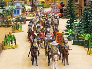 Fira de Girona. Fira de Playmobil de Girona organitzada per Esplay