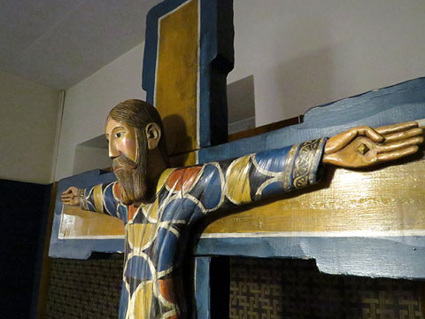 Crist en majestat de la minis&egrave;rie Ermessenda (TV3, 2011)