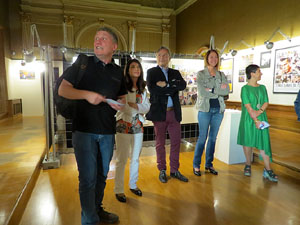 Exposici&oacute; Girona Plat&oacute;. Inauguraci&oacute; a la Casa Pastors