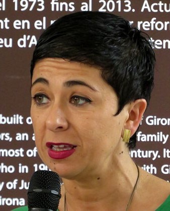 S&iacute;lvia Planas, directora del Museu d'Hist&ograve;ria i del Museu dels Jueus de la ciutat, durant la inauguraci&oacute;