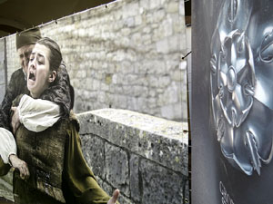 Exposici&oacute; Girona Plat&oacute;. Imatges de les escenes de la s&egrave;rie Joc de Trons rodades a Girona