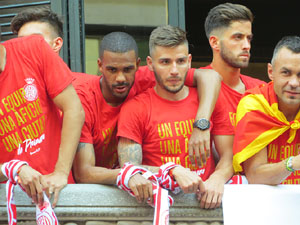 Celebraci&oacute; de l'ascens del Girona FC a primera divisi&oacute;