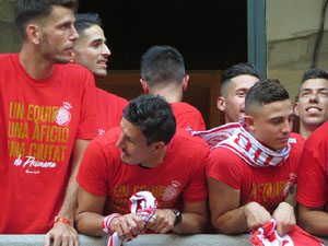 Celebraci&oacute; de l'ascens del Girona FC a primera divisi&oacute;