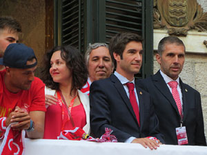 Celebraci&oacute; de l'ascens del Girona FC a primera divisi&oacute;