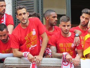 Celebraci&oacute; de l'ascens del Girona FC a primera divisi&oacute;