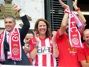 Celebraci&oacute; de l'ascens del Girona FC a primera divisi&oacute;