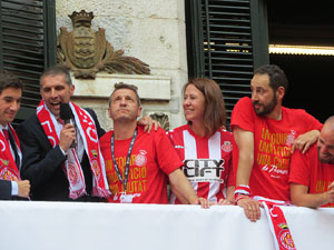 Celebraci&oacute; de l'ascens del Girona FC a primera divisi&oacute;