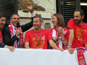 Celebraci&oacute; de l'ascens del Girona FC a primera divisi&oacute;