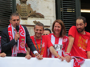 Celebraci&oacute; de l'ascens del Girona FC a primera divisi&oacute;
