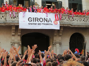 Celebraci&oacute; de l'ascens del Girona FC a primera divisi&oacute;
