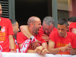 Celebraci&oacute; de l'ascens del Girona FC a primera divisi&oacute;
